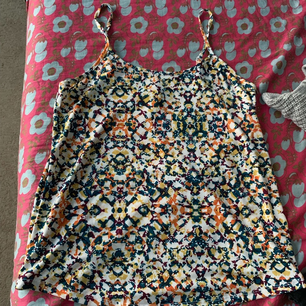 colorful tank top